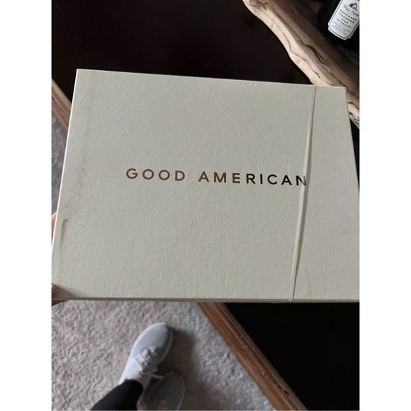 BNIB GOOD AMERICAN CLASSIC DENIM HEEL SIZE 9.5 - Picture 7 of 11